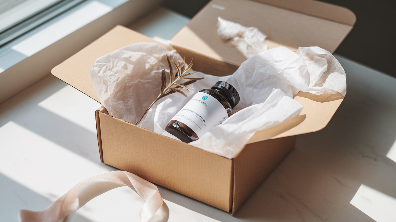 Colet pregătit pentru livrare, ambalare sigură